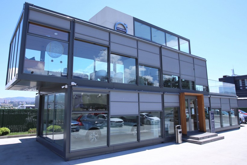 Фасадный роллат  Рефлексол((Refleksol) – Центр Volvo